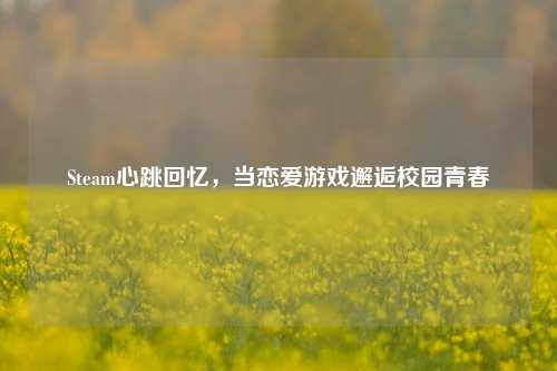 Steam心跳回忆，当恋爱游戏邂逅校园青春