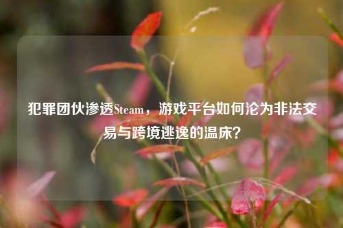 犯罪团伙渗透Steam，游戏平台如何沦为非法交易与跨境逃逸的温床？