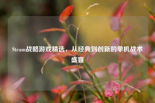Steam战略游戏精选，从经典到创新的单机战术盛宴